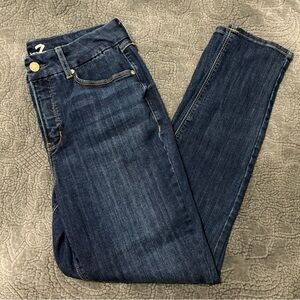 Seven7 Women's Dark Blue Skinny Jeans